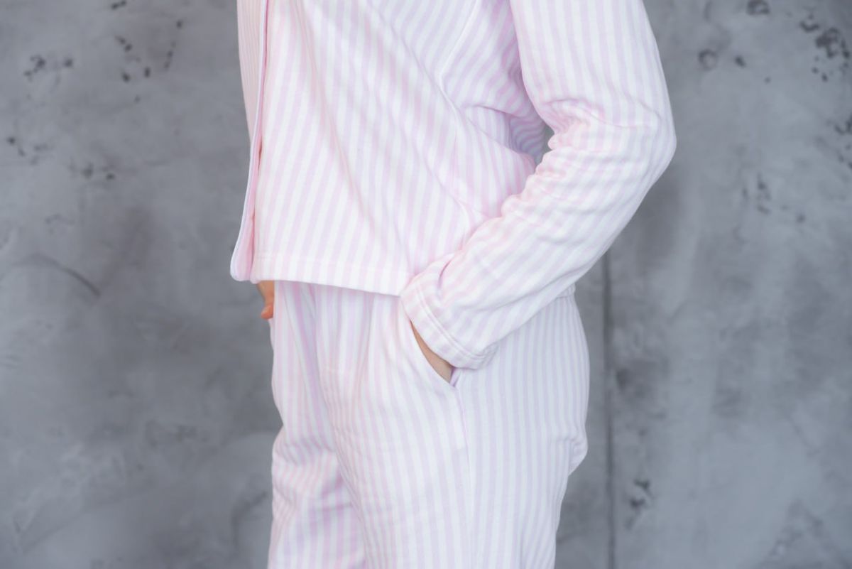 Женская фланелевая пижама на пуговицы Swam Flanelle 18027 фото Колготочка