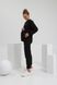 Спортивний костюм для вагітних 2187(72) 1435, M, чорний