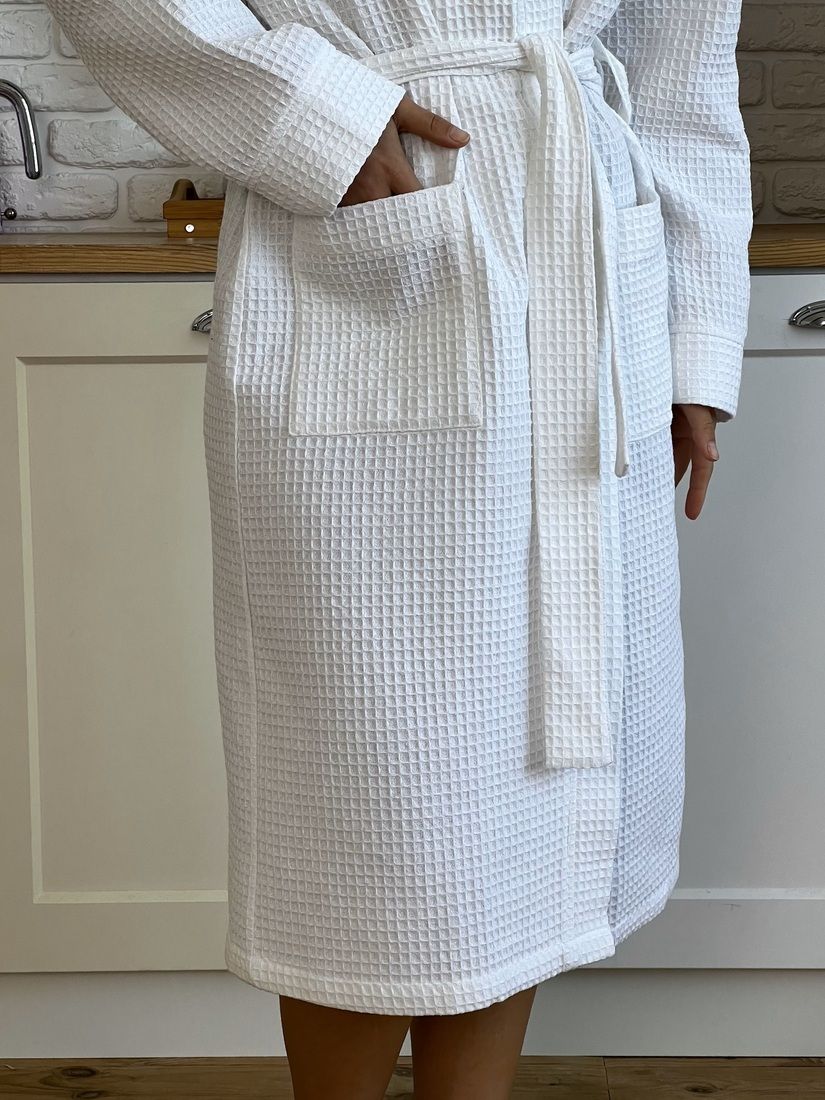Женский вафельный халат COSY длинный 10907522 фото Колготочка