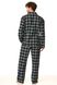 Теплая фланелевая мужская пижама Key MNS 431 17283 фото 3