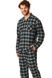 Теплая фланелевая мужская пижама Key MNS 431 17283 фото 1