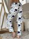 Женские Пижамные штаны COSY из сатина Котики Рыбки молочный S311P 10741810 фото 2 Kolgotochka