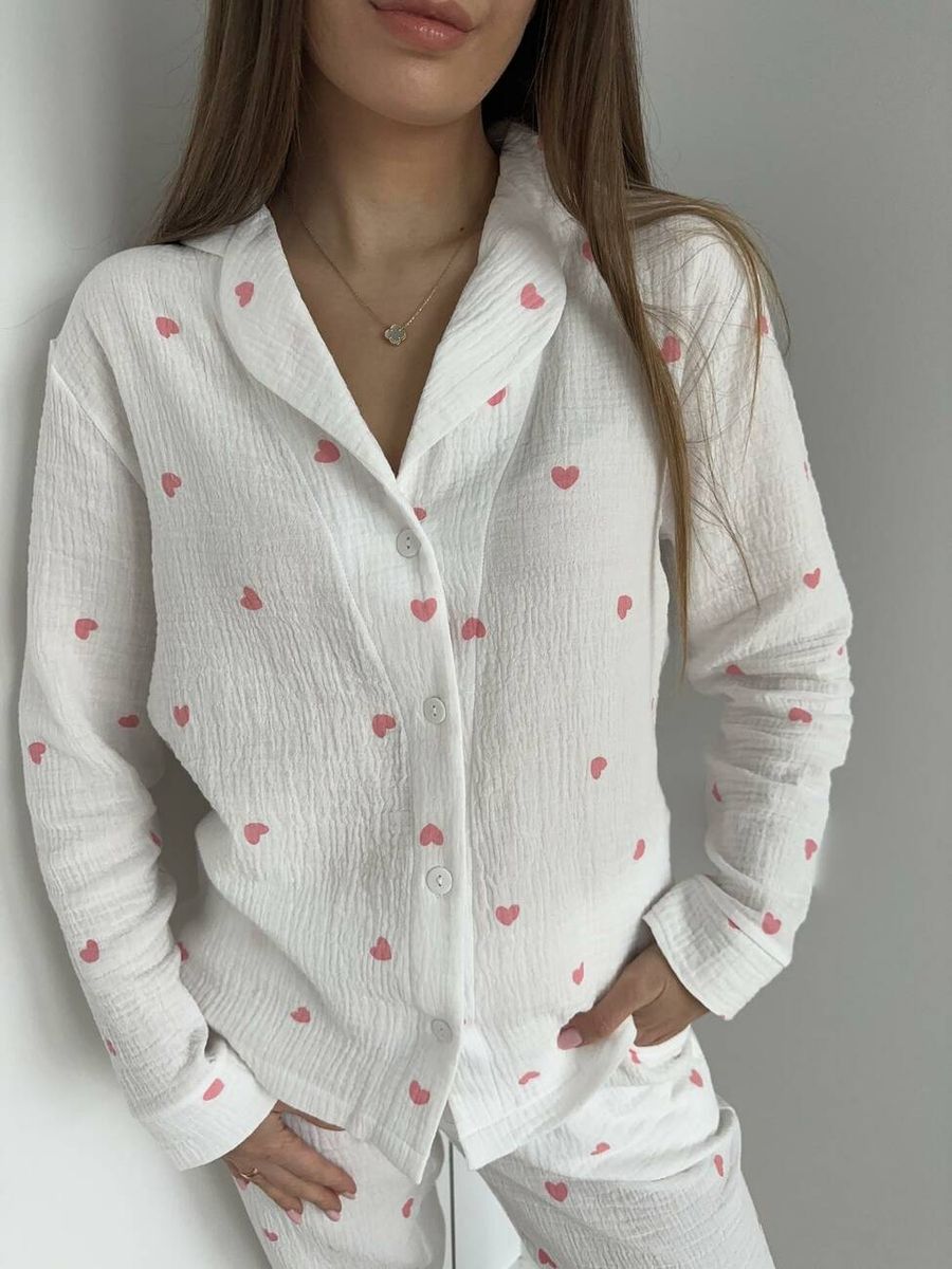 Жіноча Муслінова піжама COSY штани+сорочка 11810456 фото Колготочка